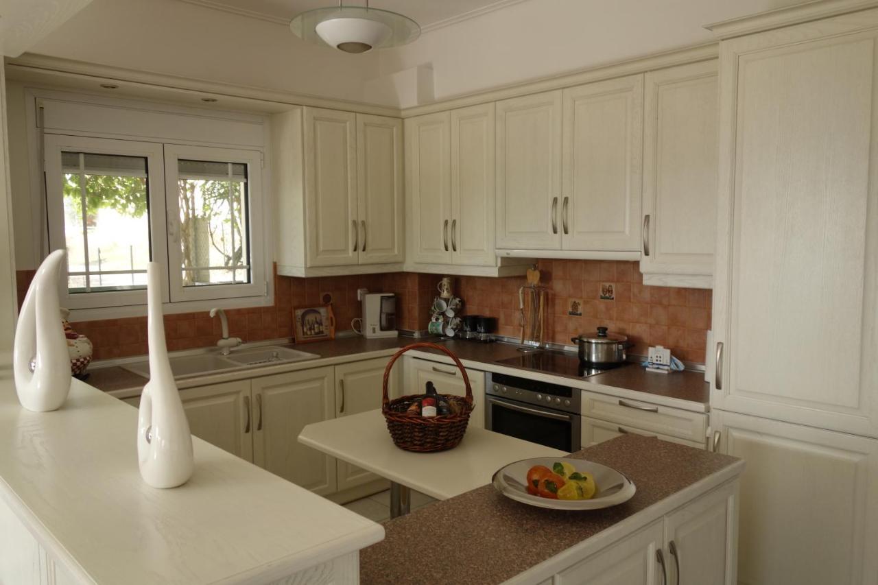 Marathos  Beach Front House With View מראה חיצוני תמונה