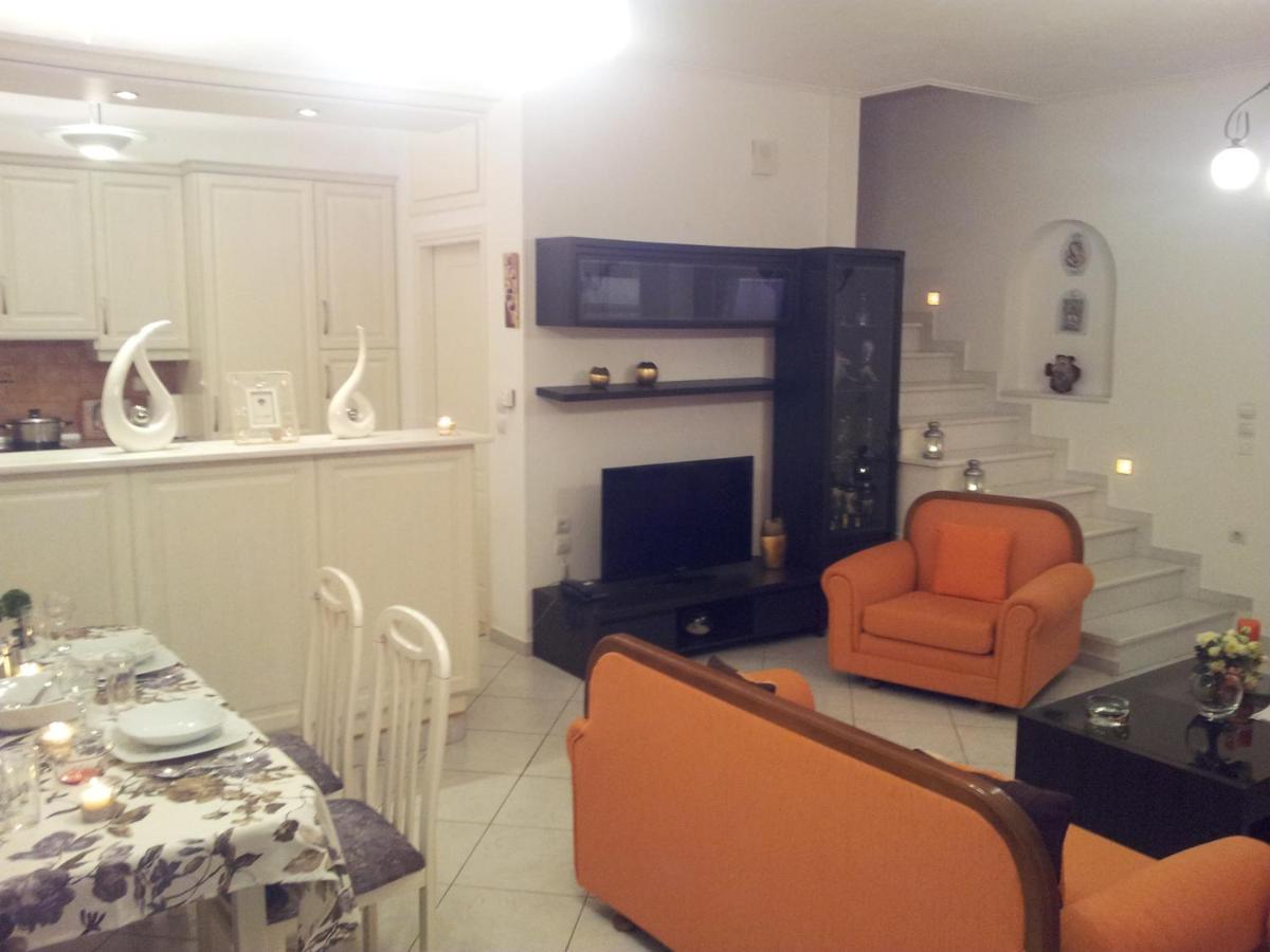 Marathos  Beach Front House With View מראה חיצוני תמונה